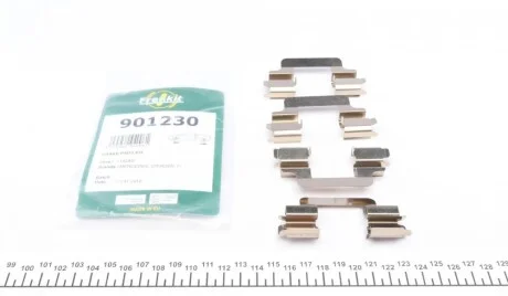 Планка супорта (переднього) прижимна (к-кт) Citroen C8/Peugeot 407/807 02- (Lucas) FRENKIT 901230