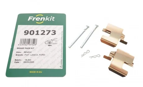 Планка суппорта (переднего) прижимная (к-кт) Fiat Panda/Punto 99-13 (Bendix) FRENKIT 901273