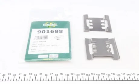Планка суппорта (переднего) прижимная (к-кт) Renault Master 01- (Bosch) FRENKIT 901688