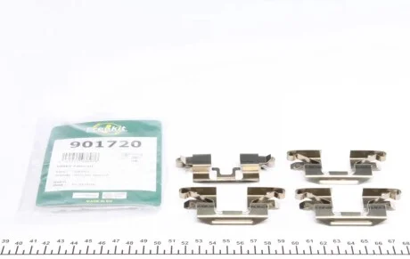 Планка суппорта (заднего) прижимная (к-кт) Mazda CX-7/CX-9 06- (Tokic) FRENKIT 901720