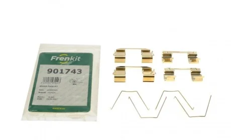 Планка супорта (переднього) прижимна (к-кт) Honda CR-V 01-07 (Akebono) FRENKIT 901743