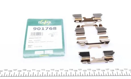 Планка супорта (переднього) прижимна (к-кт) Iveco Daily IV 06- (Brembo) FRENKIT 901768