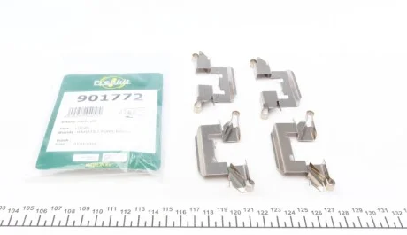 Планка супорта (переднього) прижимна (к-кт) Ford Fiesta VI 08- (Lucas) FRENKIT 901772
