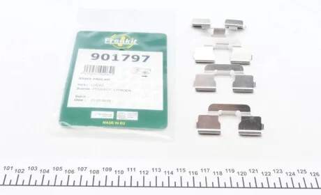Планка суппорта (заднего) прижимная (к-кт) Citroen C4 II/Peugeot 3008/5008 09- (Lucas) FRENKIT 901797