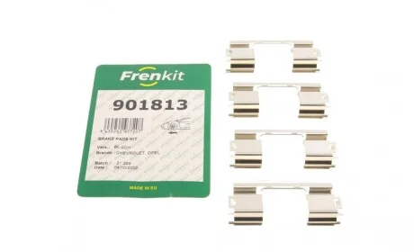 Планка суппорта (переднего) прижимная (к-кт) Opel Astra J 1.4-2.0CDTI 09- (Bosch) FRENKIT 901813