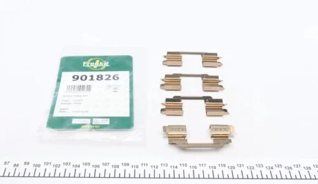 Планка супорта (заднього) прижимна (к-кт) BMW 5(F10/F11)/ 6(F12/13) 09- (Lucas) FRENKIT 901826