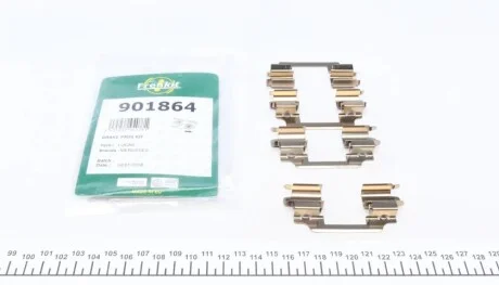 Планка супорта (заднього) прижимна (к-кт) MB M-class (W166) 11-15 (Lucas) FRENKIT 901864