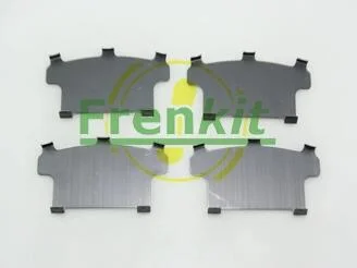Комплект протискрипних пластин (задніх) Mitsubishi Lancer 96-01 (Akebono) FRENKIT 940004
