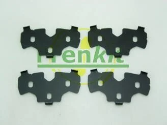 Комплект протискрипних пластин (задніх) Ford Connect/Focus 02-13/Renault Megane 02- (ATE/Teves) FRENKIT 940017