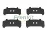 Комплект протискрипних пластин (передніх) Hyundai Lantra 90-00/Nissan Primera 90-98 (Akebono/Sumitomo) FRENKIT 940038 (фото 1)