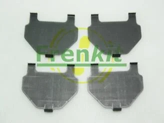 Комплект протискрипних пластин (задніх) Toyota Corolla 01-08/Camry 82-86/Yaris/Celica 99-05 (Akebono) FRENKIT 940081