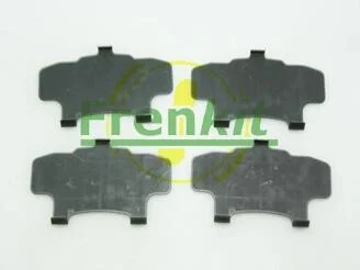 Комплект противоскрипных пластин (передних) Toyota Yaris/Echo 99-05 (OPTIFIT/NBK/Akebono) FRENKIT 940082