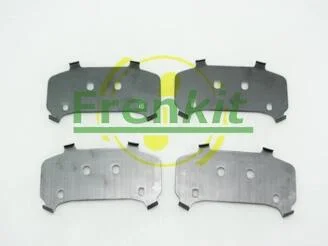 Комплект противоскрипных пластин (передних) Hyundai Elantra 00-06/Matrix 01-10 (Akebono) FRENKIT 940096