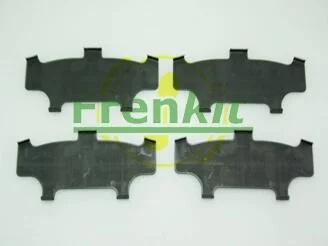 Комплект протискрипних пластин (задніх) Toyota Avensis/ Previa 2.0/2.0D 01-09 (Sumitomo) FRENKIT 940115