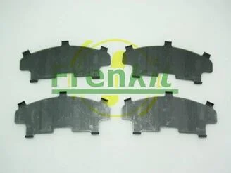 Комплект противоскрипных пластин (передних) Nissan NP300 Navara/Pathfinder III 05- (Tokico) FRENKIT 940128