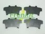 Комплект противоскрипных пластин (задних) Nissan Pathfinder III 05- (Tokico) FRENKIT 940131 (фото 1)