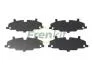 Комплект противоскрипных пластин (передних) MB C-class (W205) 14-18/E-class (W213) 16- FRENKIT 940260 (фото 1)