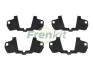 Комплект противоскрипных пластин (передних) Ford Focus 1.4-2.0 99-05 FRENKIT 940380 (фото 1)