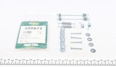 Комплект пружинок колодок ручника Renault Clio /Peugeot 206 1.1-1.9TD 98- (Bendix) FRENKIT 950672