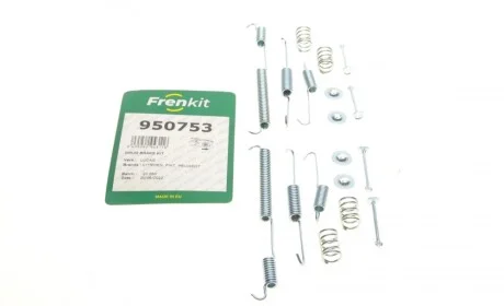 Комплект пружинок колодок ручника Fiat Ducato 94- (254x57) FRENKIT 950753