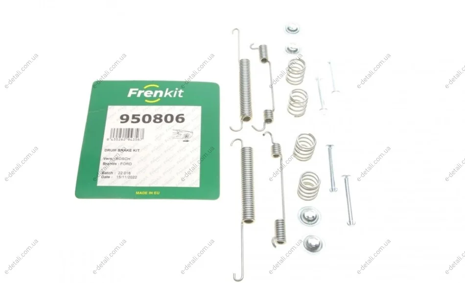 Комплект пружинок колодок ручника Ford Transit 00-14 (Bosch) FRENKIT 950806 (фото 1)