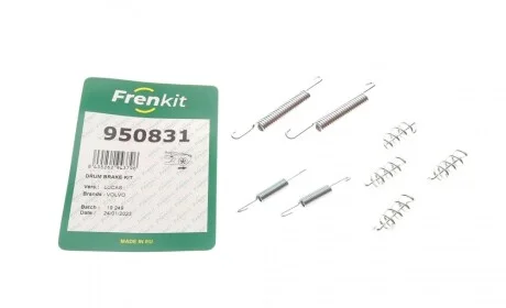 Комплект пружинок колодок ручника Volvo V70/S60/S80/XC70 II 97-12 FRENKIT 950831