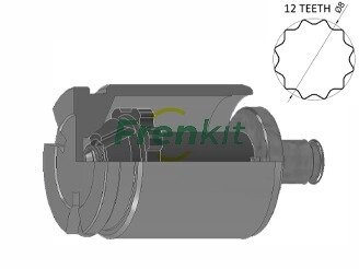 Поршень гальмівного супорту NISSAN X-Trail T32 14-21, Leaf 18-; OPEL Insignia 17-22 FRENKIT K385202T