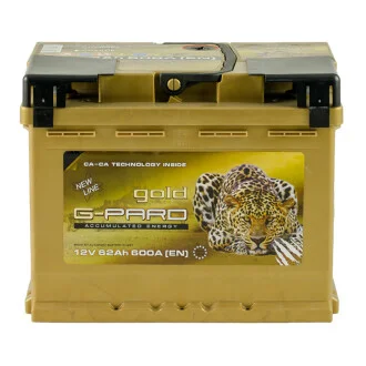 Аккумулятор 62 Аh/12V Gold G-pard TRC062-G00