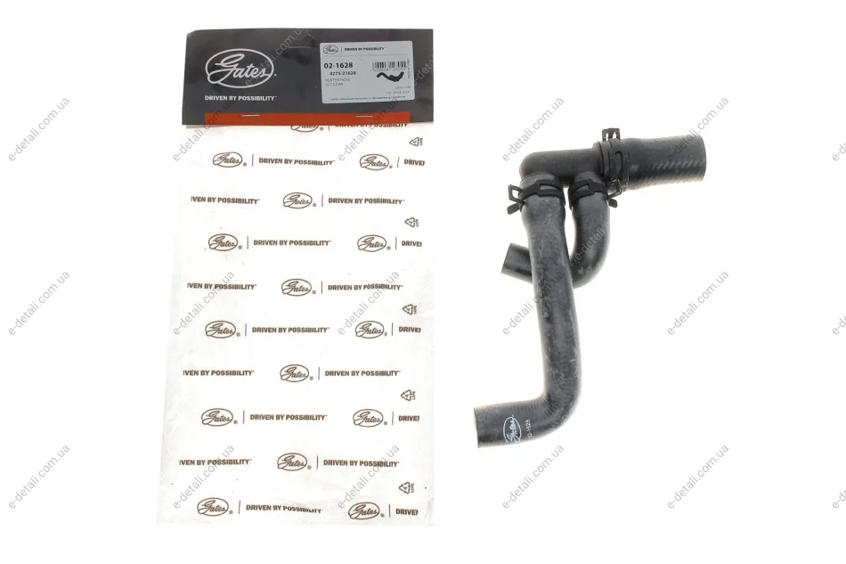 Патрубок радиатора VW Golf III/Caddy II 1.7D/2.0 89-04 Gates 02-1628 (фото 1)