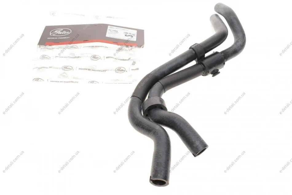 Патрубок системы охлаждения Fiat Doblo 1.9JTD 01- (к-кт в сборе) Gates 02-1888 (фото 1)