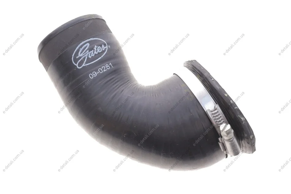 Патрубок интеркулера VW Golf/ Jetta/ Eos/ Touran 1.4 TSI 06- Gates 09-0281 (фото 1)