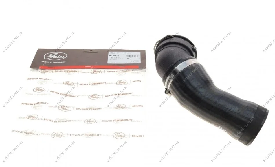 Патрубок интеркулера BMW 5 (E60)/6 (E63) 2.5D/3.0D04-10 M57 Gates 09-0715 (фото 1)