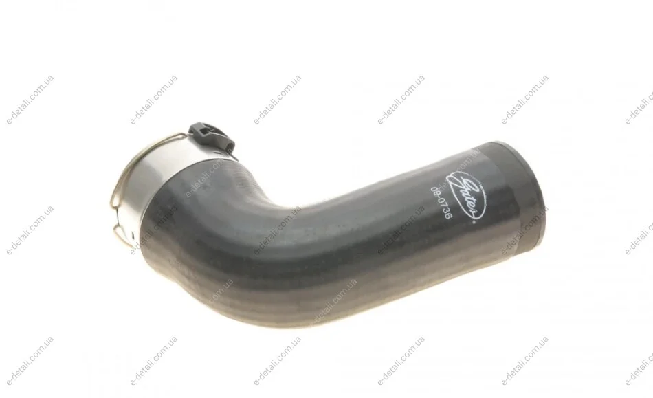 Патрубок интеркулера BMW 5 (E60/E61) 3.0D 04-10 M57 Gates 09-0736 (фото 1)