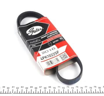 Ремень генератора Fiat Doblo 1.3JTD 04- (PS) Gates 4PK1022SF