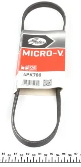 Ремінь генератора BMW 3 (E36)/5 (E39)/7 (E38) 2.5TD Gates 4PK780