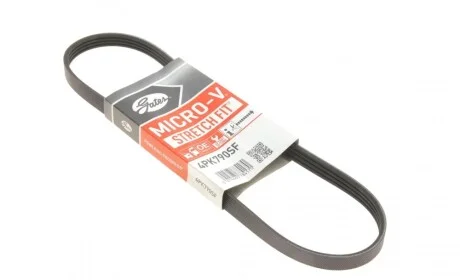 Ремінь генератора BMW 3 (E90-E93) 04-12 M57 Gates 4PK790SF