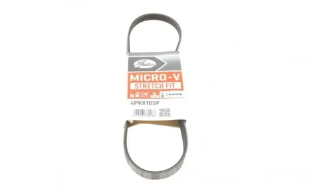 Ремінь генератора BMW 1 (E87)/3 (E90/E91) 2.0D 04-11 Gates 4PK810SF