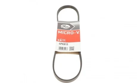 Ремінь генератора Nissan Almera/Primera/Sunny 1.0-5.0 82- Gates 4PK813