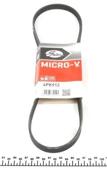 Ремень генератора Fiat Fiorino/Nissan Primera 1.6 90-03 Gates 4PK913