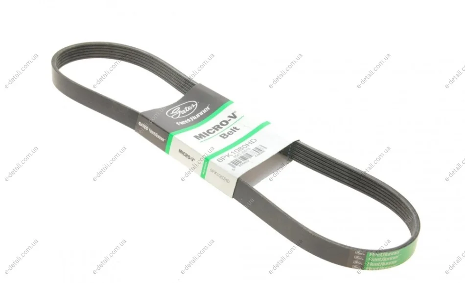 Ремень генератора Renault Magnum 12.0D 92-96 Gates 6PK1080HD (фото 1)