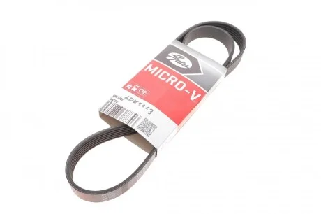 Ремень генератора Citroen Jumper/Peugeot Boxer 3.0HDI 03- Gates 6PK1163