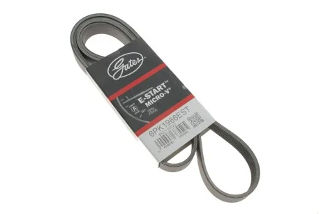 Ремень генератора MB A-class (W169)/B-class (W245) 1.5-2.0 04-12 Gates 6PK1986EST