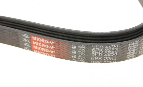 Ремень генератора MB C-class (W202)/E-class (W211) 2.2CDI/2.7CDI 98-09 Gates 6PK2253