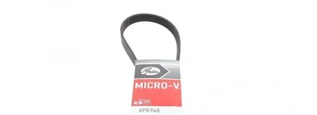 Ремень генератора Fiat Ducato 2.5/2.8 JTD 97-02 Gates 6PK948