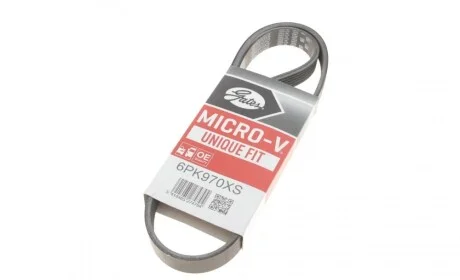 Ремень генератора Mazda 6 2.5 13-/Toyota Corolla 1.4 D 04-14 Gates 6PK970XS