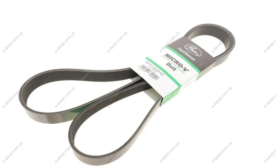 Ремень генератора MB Atego 2/Axor 2 (OM926/OM924/OM902) 04- (8PK1920) Gates 8PK1920HD (фото 1)