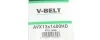 Ремень генератора Toyota Land Cruiser/Nissan Terrano 3.0/4.0 82-95 Gates AVX13x1400HD (фото 5)