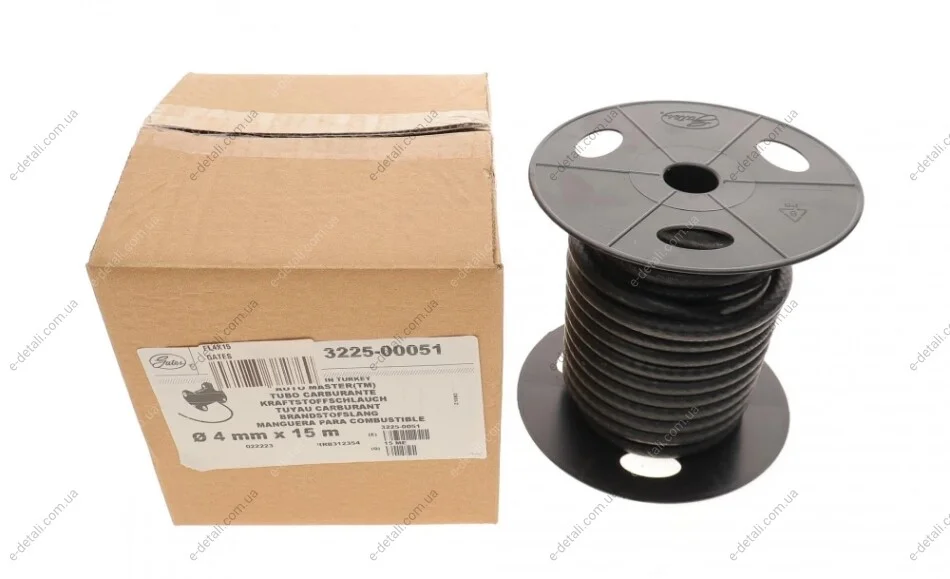 Шланг паливний (d=4.0mm) бухта 15м (3225-00051) Gates FL4X15 (фото 1)
