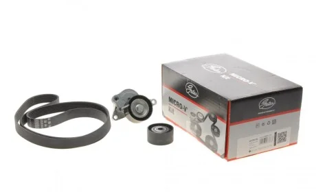 Комплект ремня генератора Renault Megane II/III 2.0 dCi 05- (7PK1705) Gates K017PK1705