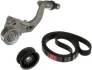 GATES HONDA К-кт ГРМ (ролик+ролик з натяжним пристроєм+ремінь) CIVIC VIII Hatchback (FN, FK) 1.8 (FN1, FK2) 05-11 Gates K017PK2060 (фото 1)